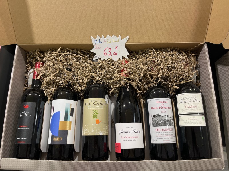 coffret cadeau rouge sélection 