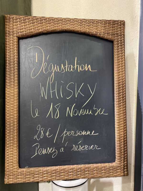 Une soirée Whiskies MÉMORABLE !