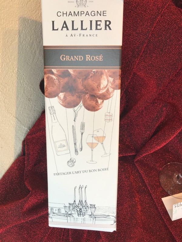 Champagne rosé Lallier