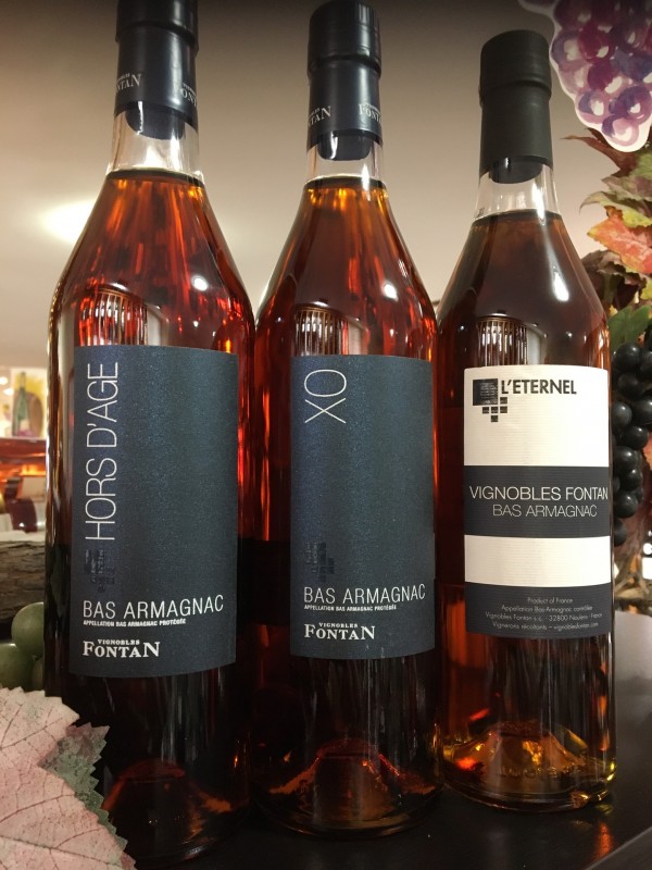 Côtes de Gascogne, bas armagnac du domaine de Maubet